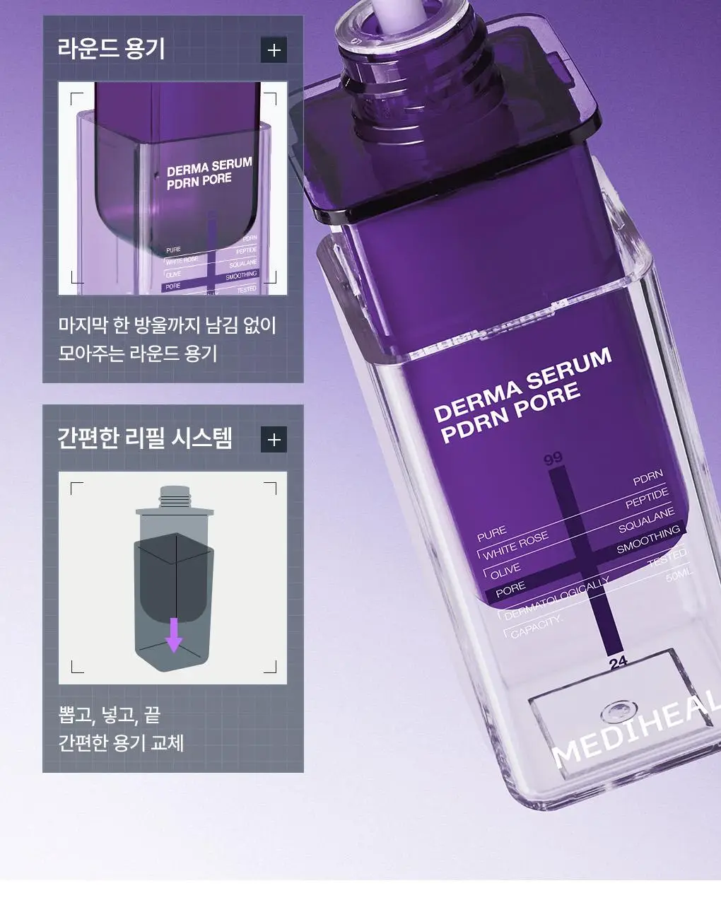 [업그레이드 모공탄력세럼] 메디힐 PDRN 더마 세럼 50mL 상세페이지 24